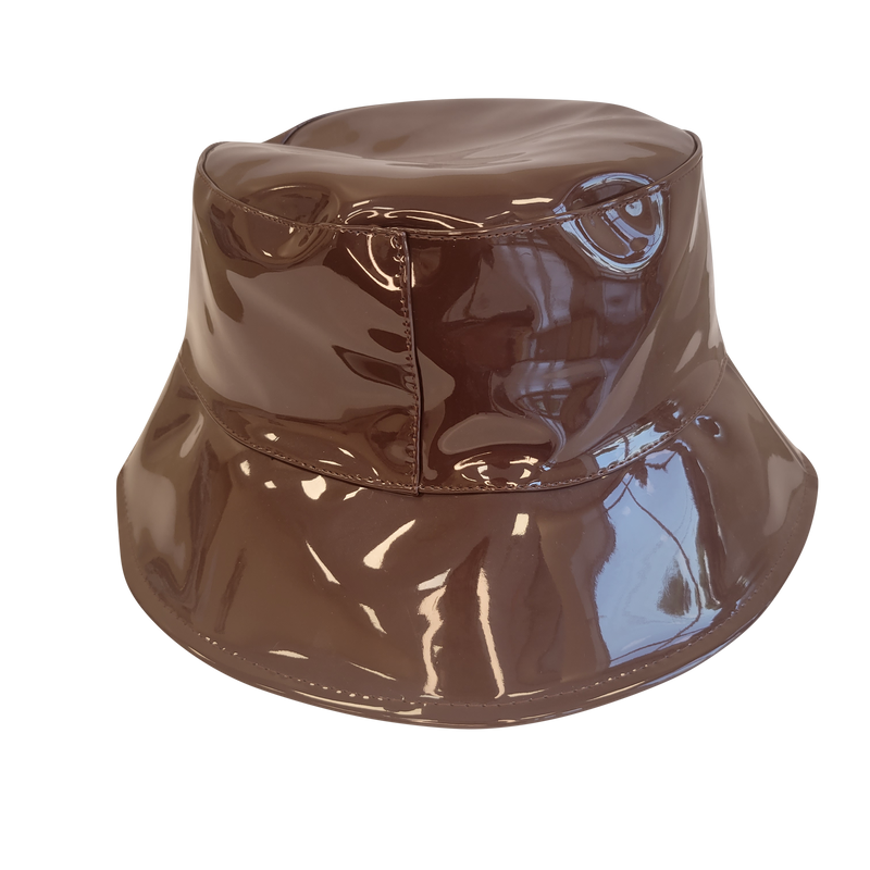 Patent Leather Bucket Hat