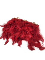 Red Feather Purse