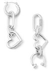 Chain Linked Metallic Earrings